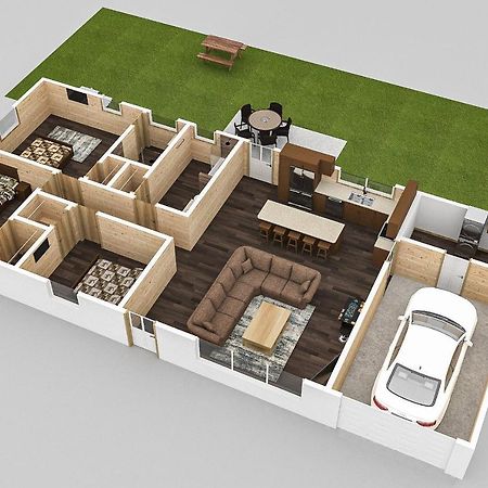 The Brick House: Brand New! 3 Bedroom Home With Private Driveway Pigeon Forge Extérieur photo