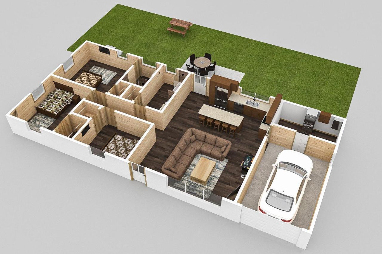 The Brick House: Brand New! 3 Bedroom Home With Private Driveway Pigeon Forge Extérieur photo